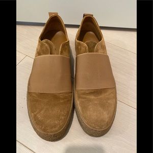 Barney’s New York men’s leather slip-on loafer